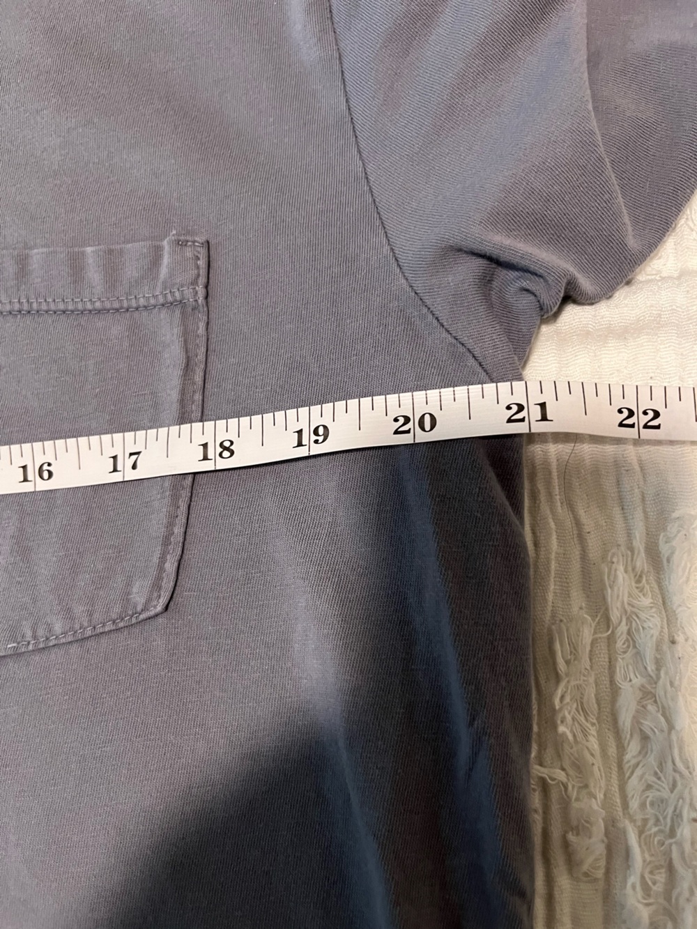 Classic Pocket Crew Tee - Slate Blue - Picture 6 of 7